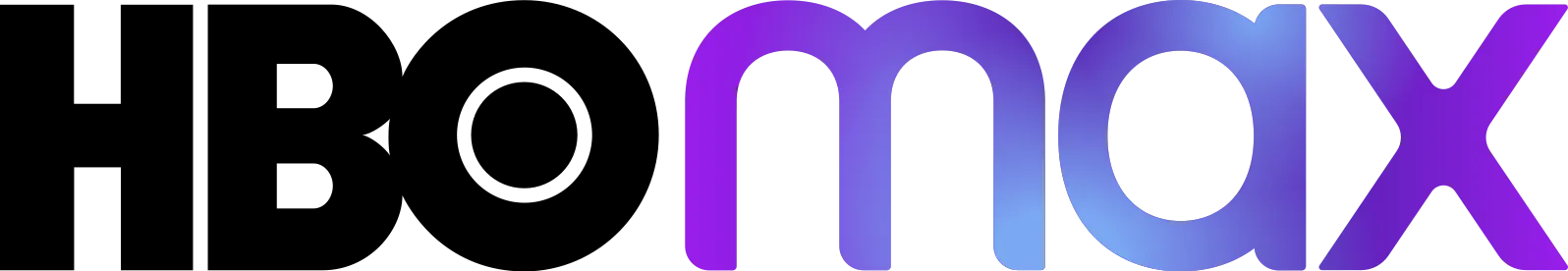 HBO Max logo, catalog titles available on demand with MAG Box IPTV